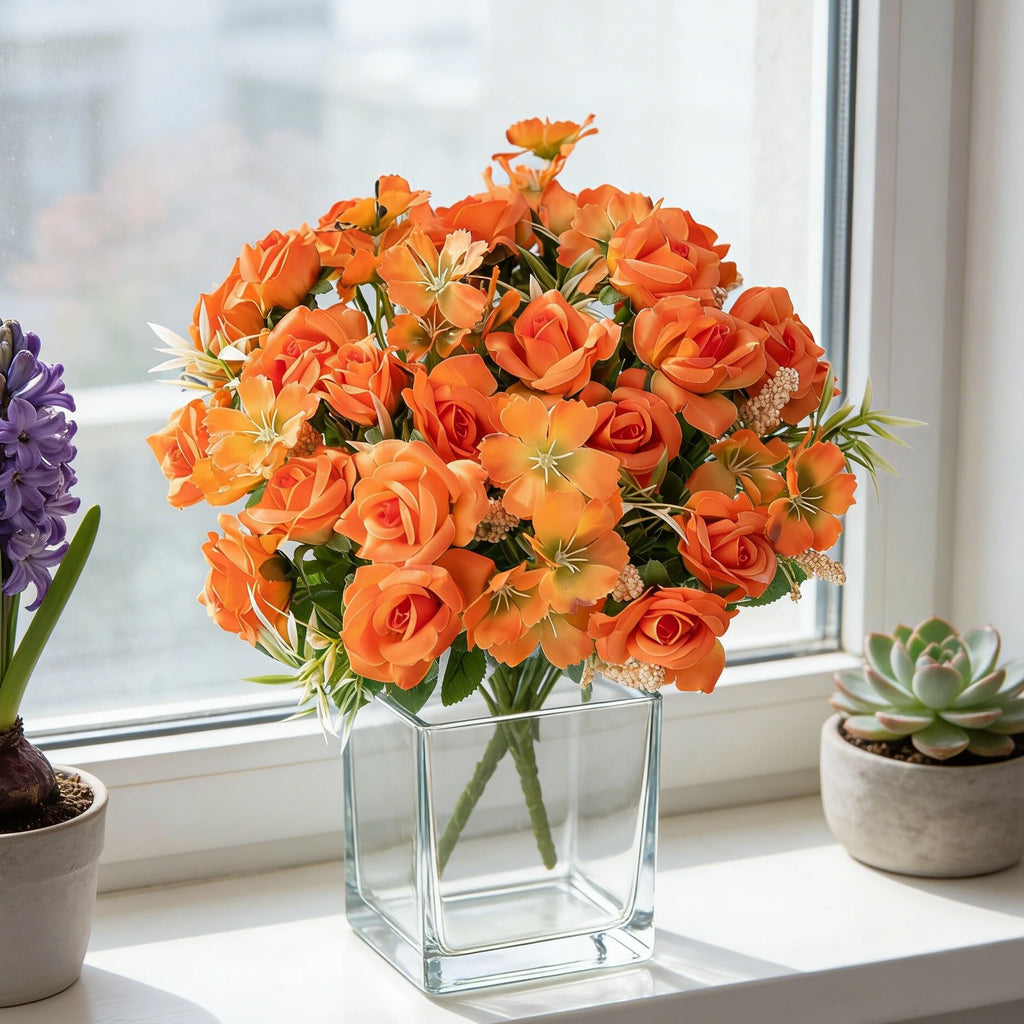Artificial Silk Roses – Wedding, Home & Garden Décor Artificial Silk Flowers Babs