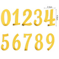 Gold Acrylic Number Cake Toppers 0–9 Set | Party Décor Cake Topper Set Babs B