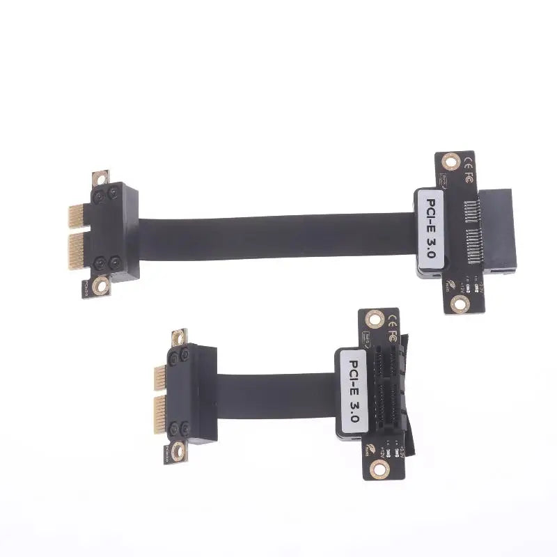 PCIe 3.0 x1 Riser Cable 90° Right Angle Extension Ribbon PCIe Riser Cable Babs