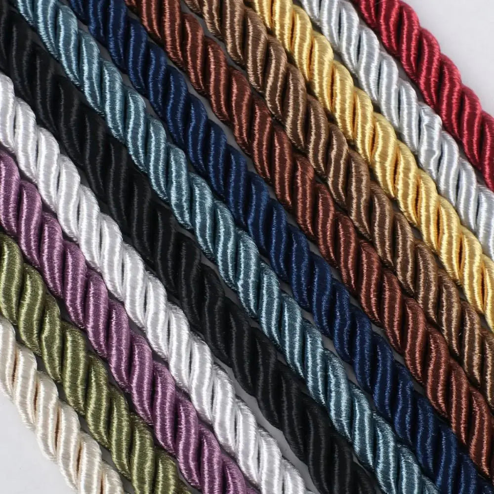 2Pcs Woven Curtain Tiebacks – Modern Twisted Rope Holdbacks Curtain Tiebacks Babs