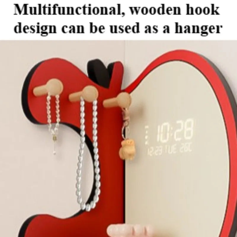 Nordic Digital Wall Clock with Calendar & Hanging Rack Digital Wall Clock Babs