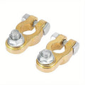 Copper Battery Terminal Clamp Set – Car Marine RV Top Post Kit Battery Terminal Clamps Babs 1Pair