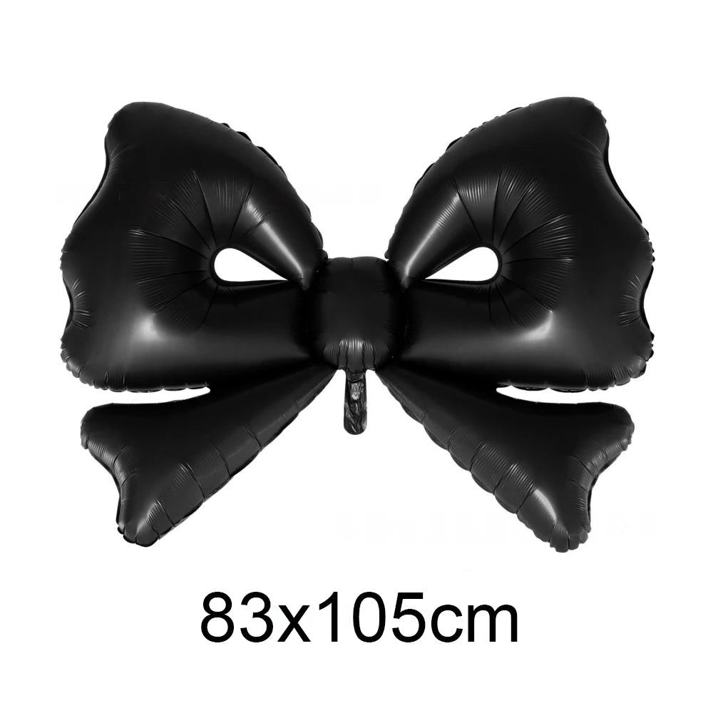 32" Black Bow Number Balloon Kit – Party & Wedding Décor Party Balloon Kit Babs Pink As pictures show