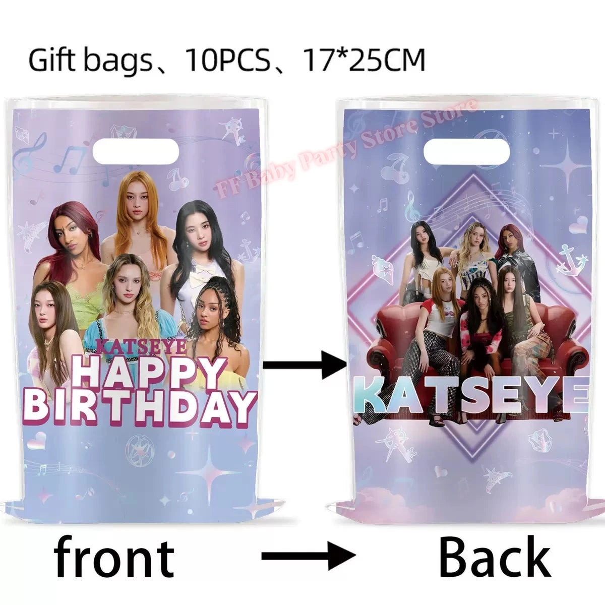 Katseye Kpop Birthday Party Decoration Set – Balloon & Banner