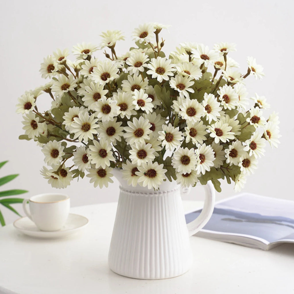 Small Daisy Silk Artificial Flowers – Wedding & Home Décor Artificial Flowers Babs