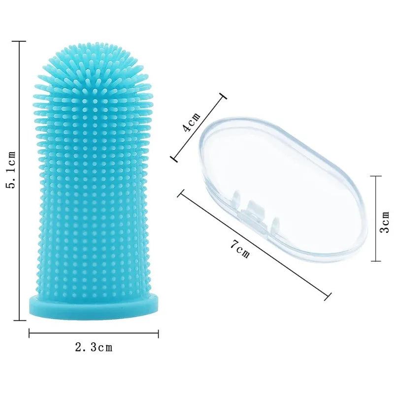 Pet Finger Toothbrush – 360° Soft Bristle Dental Care for Pets Pet Finger Toothbrush Babs