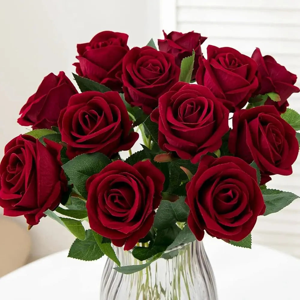Silk Rose Artificial Flowers – Wedding, Home & Party Decor Artificial Silk Flowers Babs
