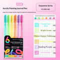 6-Color Gel Pen Set – Acrylic Painting & Writing Markers Gel Pen Set Babs A15