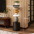 Modern Round Side Table | Minimalist Living Room & Bedroom Modern Side Table Babs 40X40X80CM