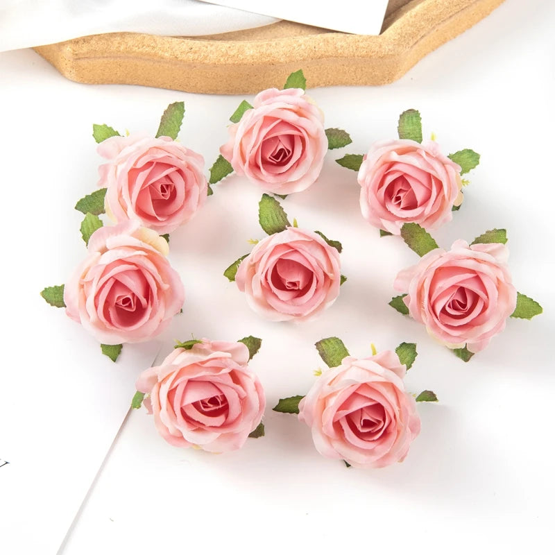 Silk Rose Artificial Flowers for Wedding, Wreath & Home Décor Artificial Silk Flowers Babs color 7 40 pcs