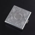 Stainless Steel Embossed Cigarette Case – Mirror Finish Cigarette Case Babs 1