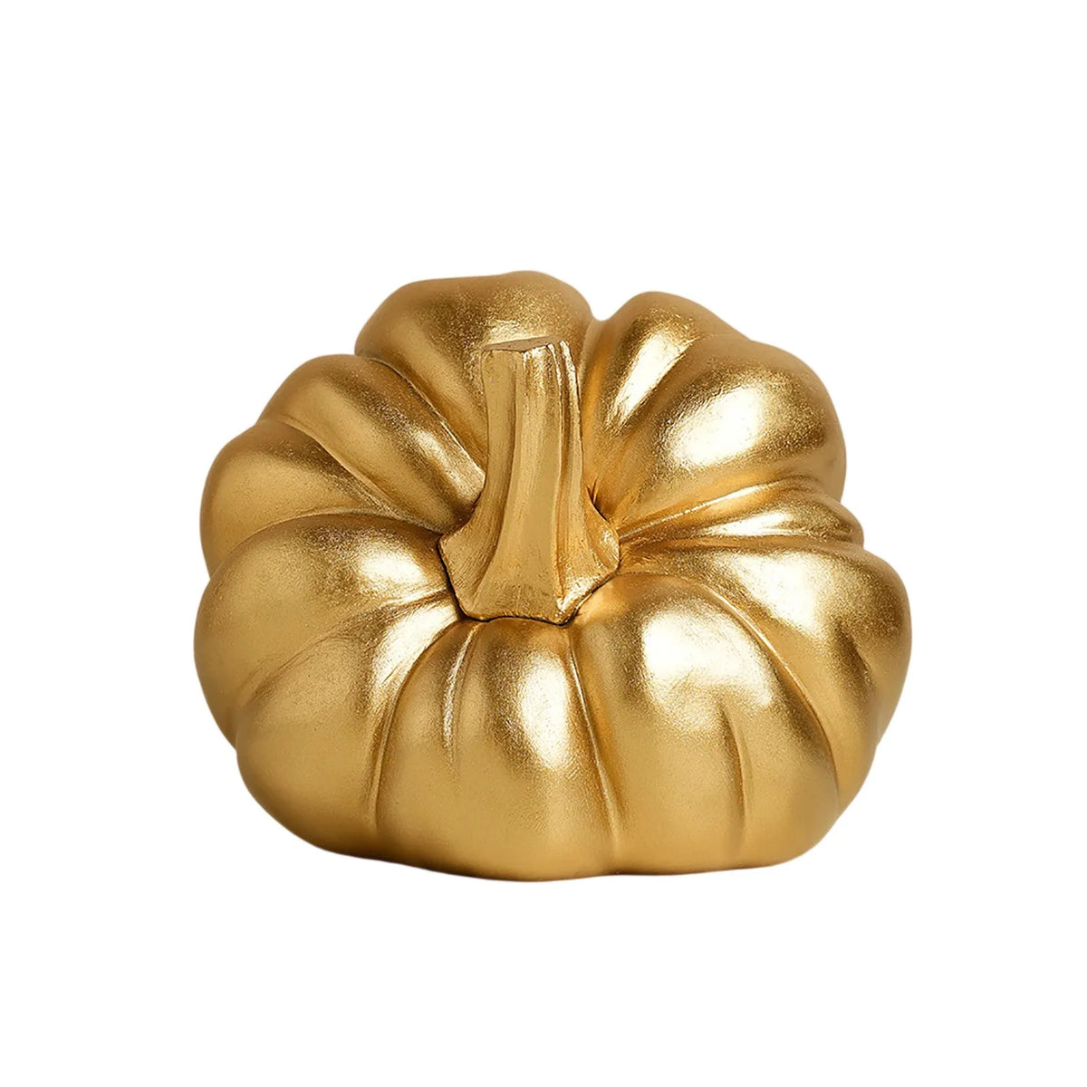 Large Resin Pumpkin Ornament – Halloween & Autumn Decor Statue Seasonal Decor Statue Babs C One Size
