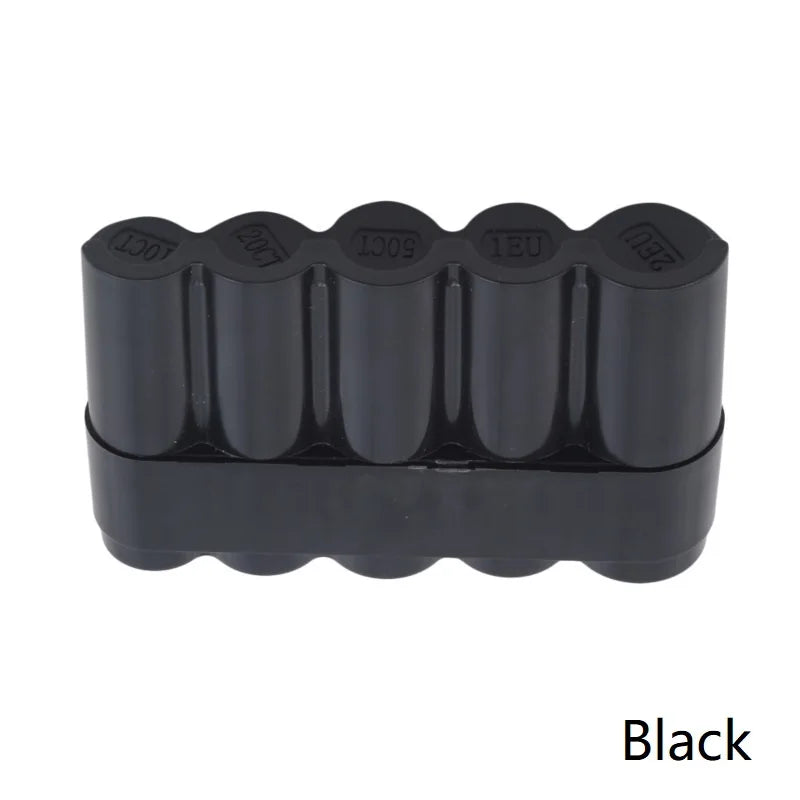 Ceramic Euro Coin Holder Organizer Box | Compact & Secure Coin Organizer Box Babs (2)-Black