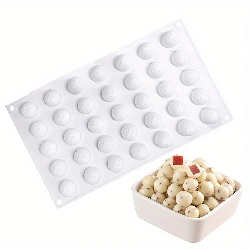 Mini Round Ball Silicone Mold – Chocolate, Ice & Baking Silicone Baking Mold Babs 1pc