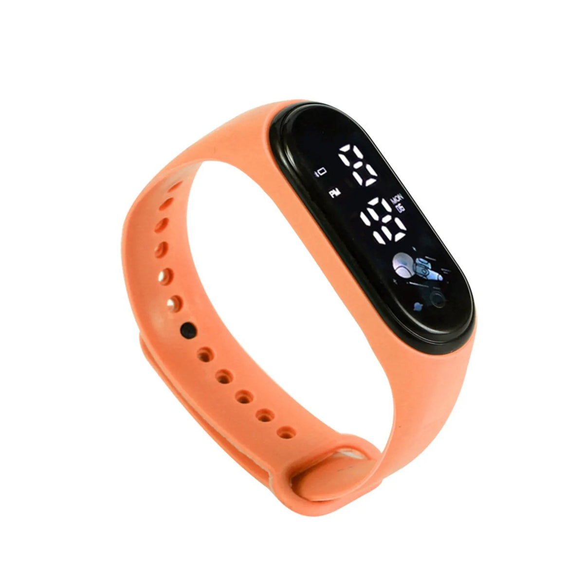 Kawaii Kids Digital Watch – Silicone Sports Watch Boys & Girls Kids Digital Watch Babs Orange