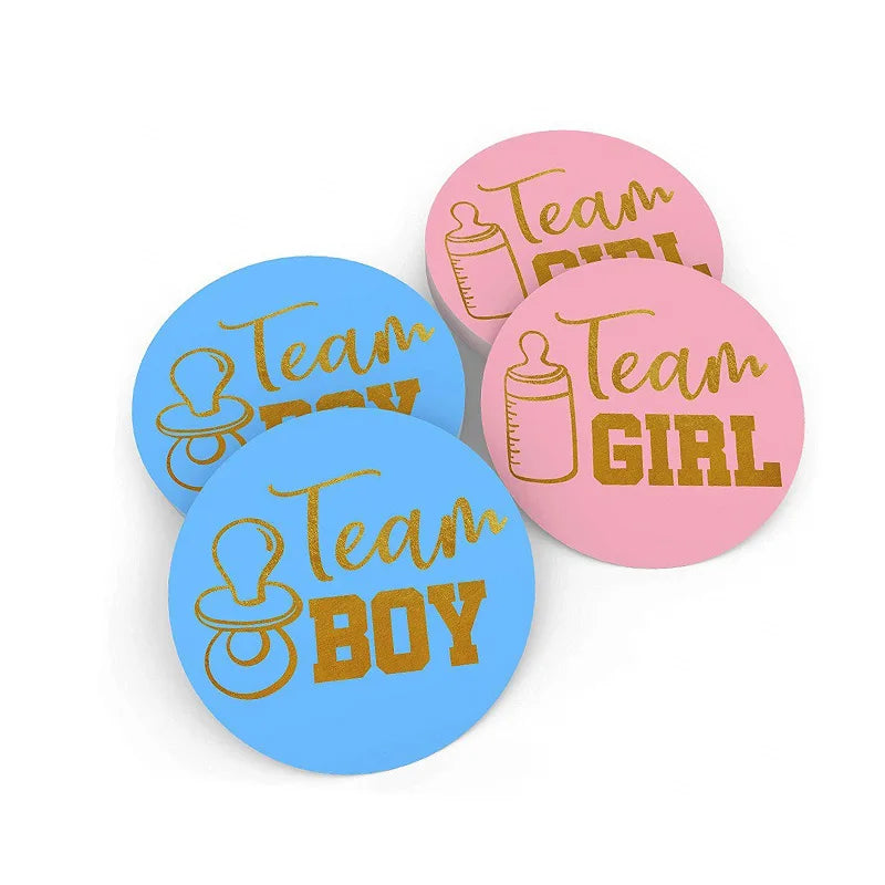 Gender Reveal Disposable Tableware Set – Baby Shower Party Disposable Tableware Set Babs
