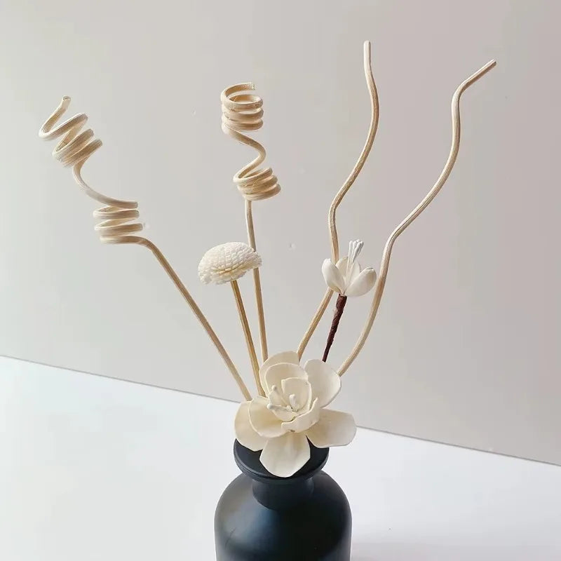 Flower Rattan Aromatherapy Diffuser Sticks 5/6 Pcs Home Decor Reed Diffuser Sticks Babs