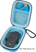 Carrying Case for Noxgear 39g Wearable Bluetooth Clip Speaker Speaker Carrying Case Babs Blue