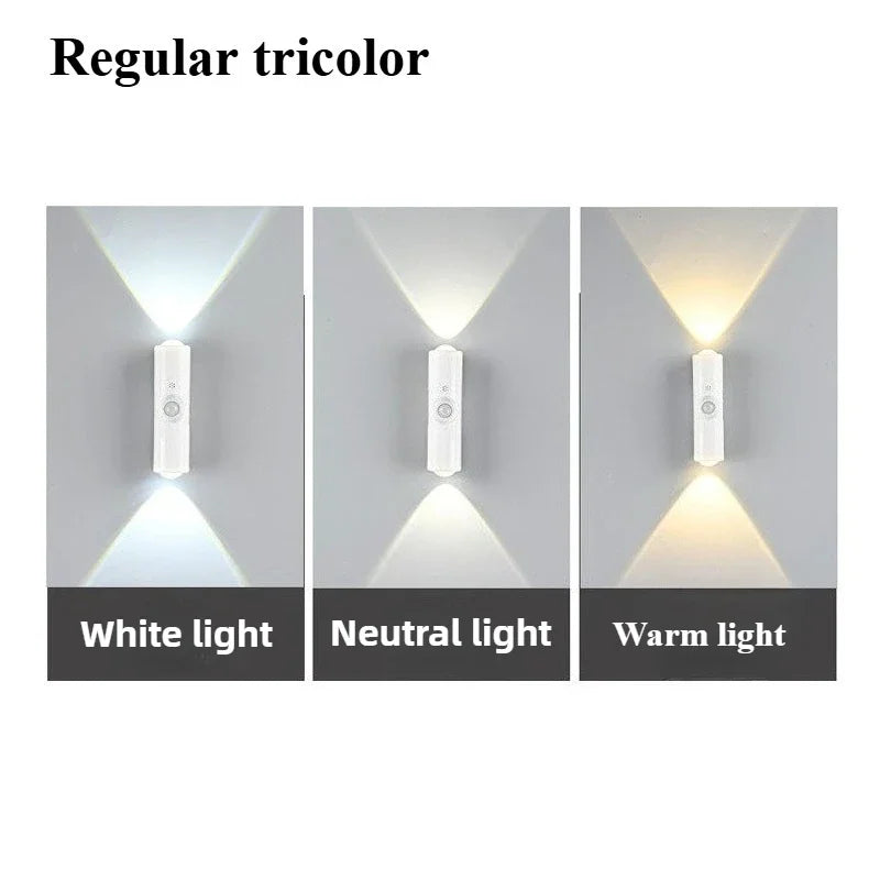 RGB Motion Sensor Night Light – Rechargeable Magnetic Wall Lamp Motion Sensor Night Light Babs Regular tricolor