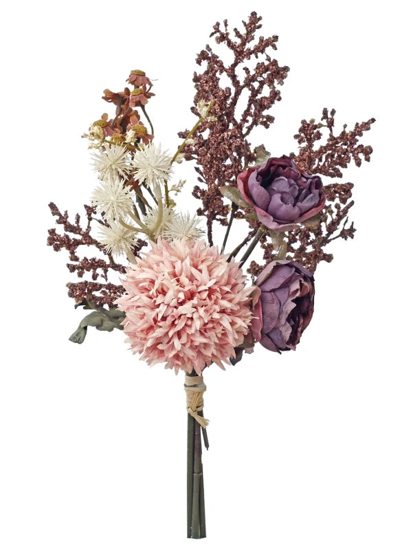 Silk Peony Artificial Flower Bouquet – Wedding & Home Décor Artificial Flower Bouquet Babs color 1 1 pc