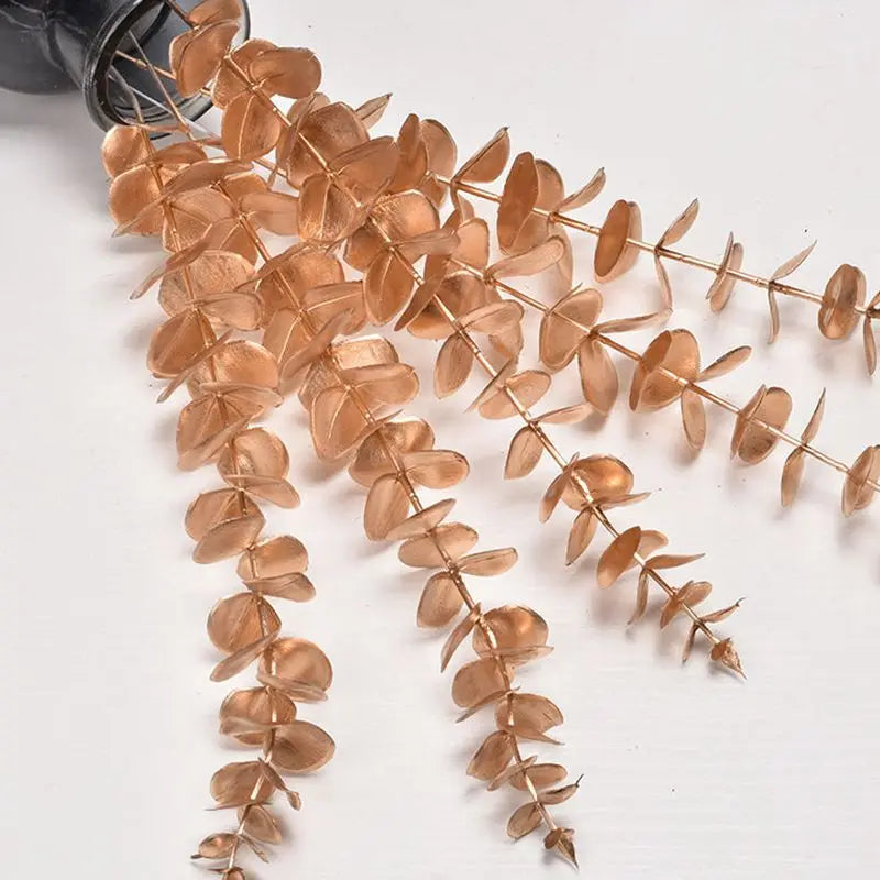 Artificial Eucalyptus Stems – Wedding, Christmas & Home Décor Artificial Floral Stems Babs Gold 20pieces