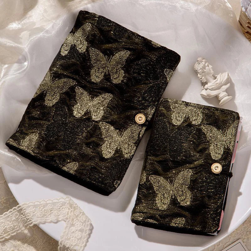 Butterfly Embroidered A5/A6 6-Ring Loose-Leaf Journal Notebook Loose-Leaf Journal Babs
