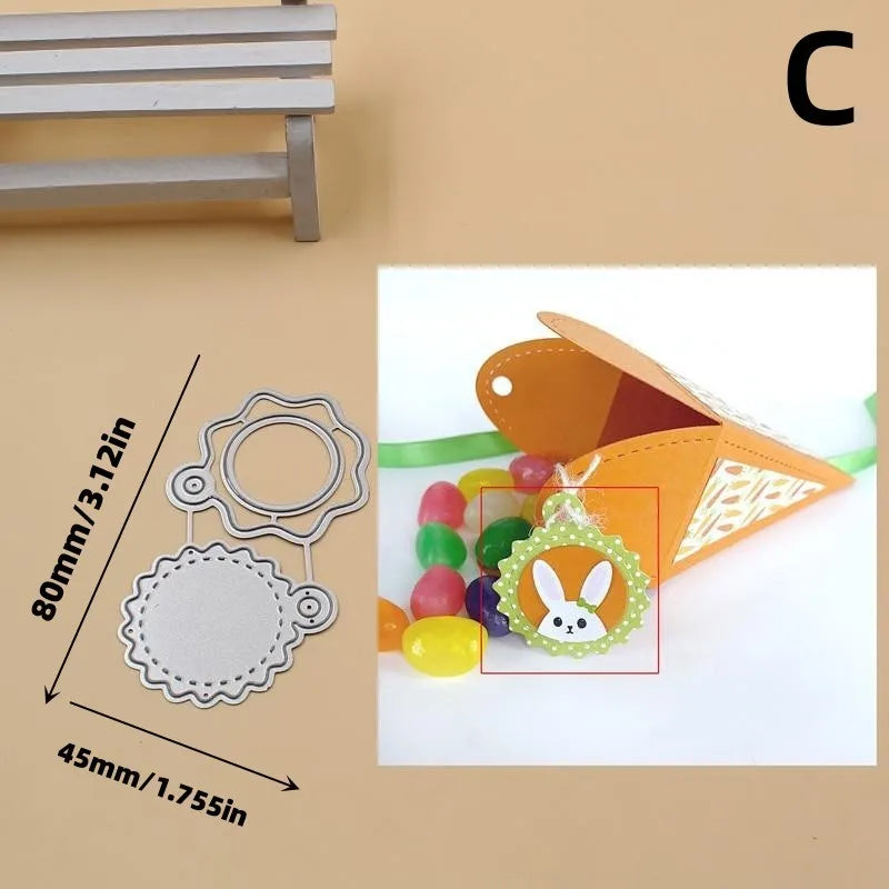 Birthday Candle Metal Cutting Dies Scrapbooking Stencil Template Metal Cutting Die Babs 1PC C