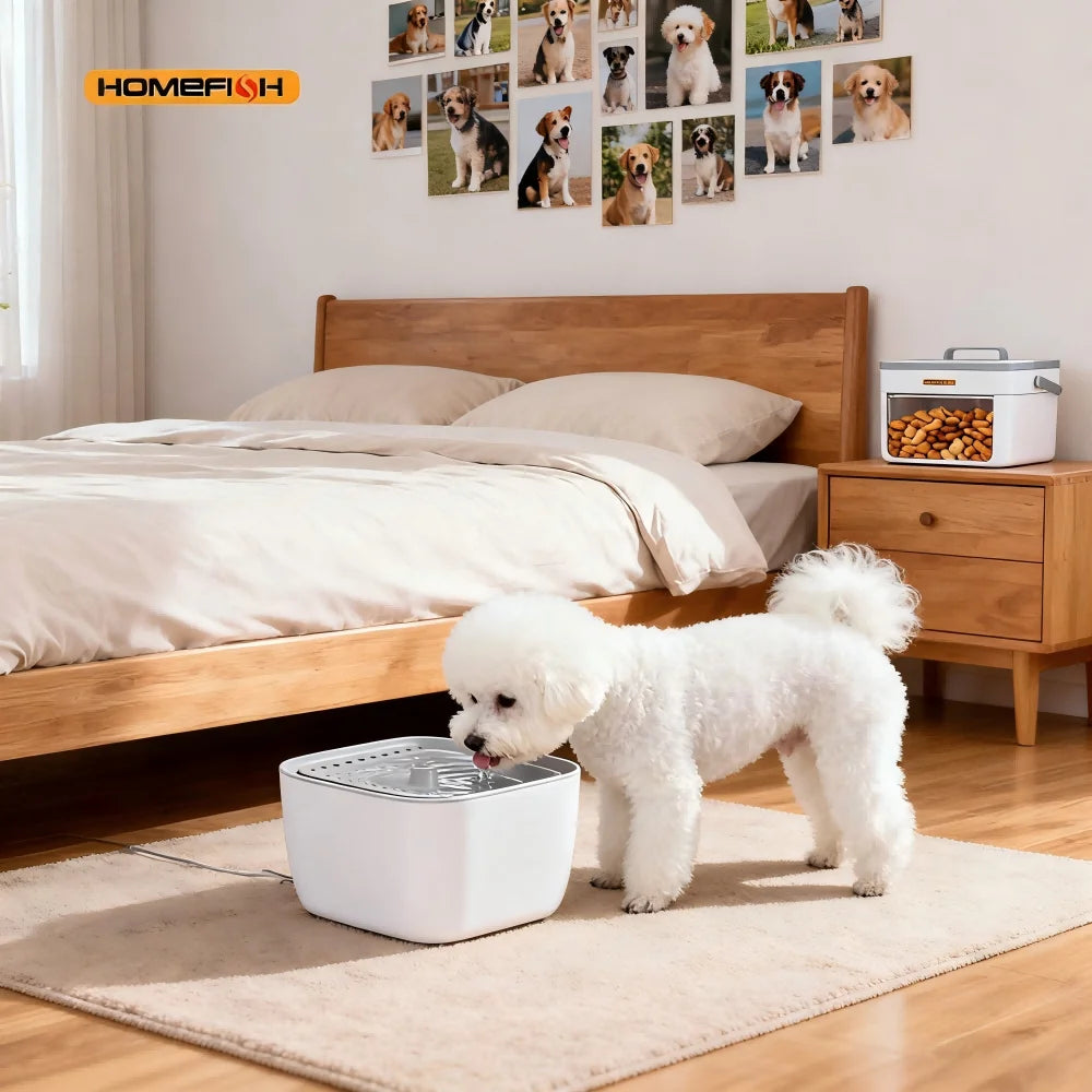 3L USB Electric Cat Water Fountain – Auto Filter, Mute Pump Cat Water Fountain Babs