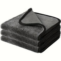3-Pack Microfiber Cleaning Cloths – Streak-Free, Reusable Microfiber Cleaning Cloth Babs DARK GRAY 3pcs