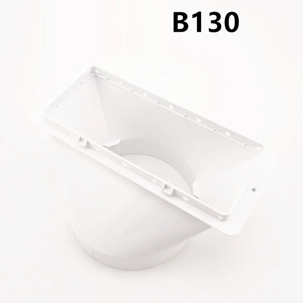 LEENKEA PP Exhaust Duct Connector for Haier Portable AC Hose AC Duct Connector Babs flat interface 130mm