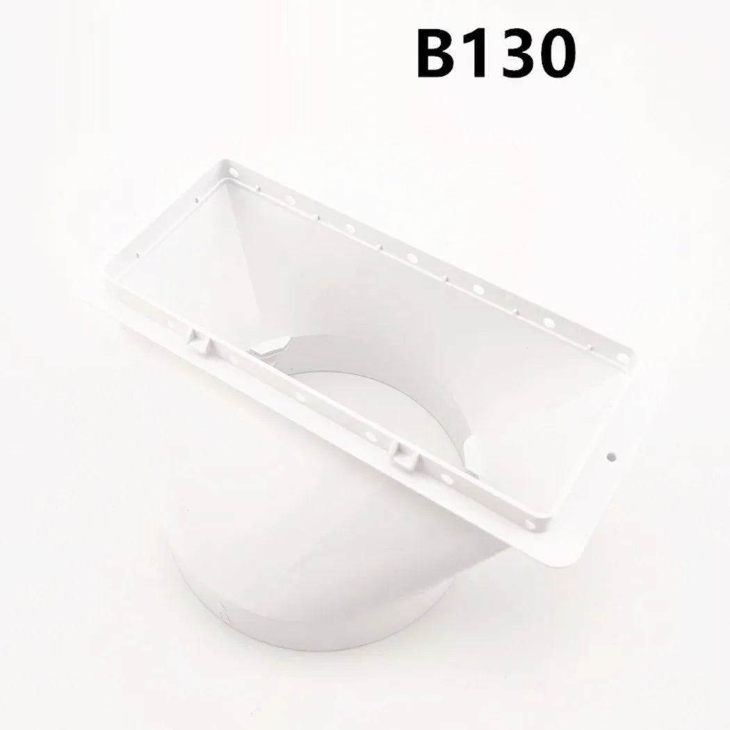 LEENKEA PP Exhaust Duct Connector for Haier Portable AC Hose AC Duct Connector Babs flat interface 130mm