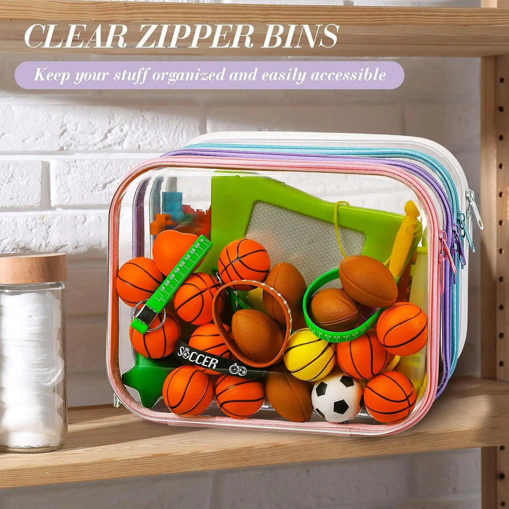 Clear Hard Shell Zipper Pouches – Waterproof Travel Organizer Travel Organizer Pouch Babs