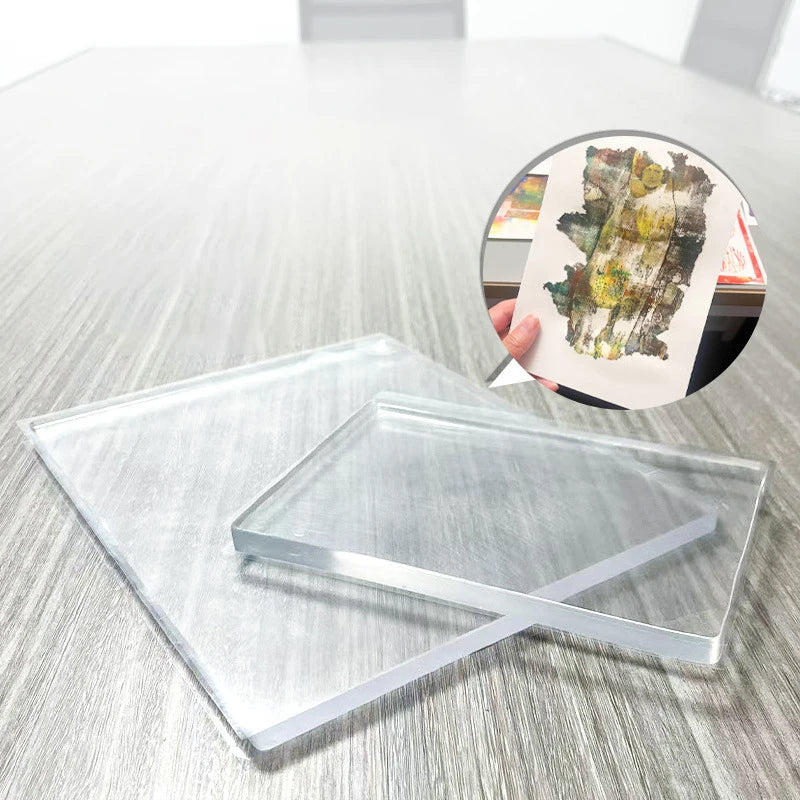 Silicone Gel Monoprinting Plate for Card Making & Art Gel Printing Plate Babs