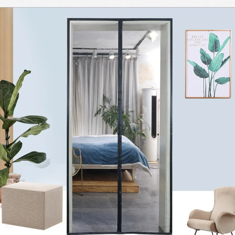Magnetic Screen Door Curtain – Fiberglass Anti-Mosquito Mesh Magnetic Screen Curtain Babs