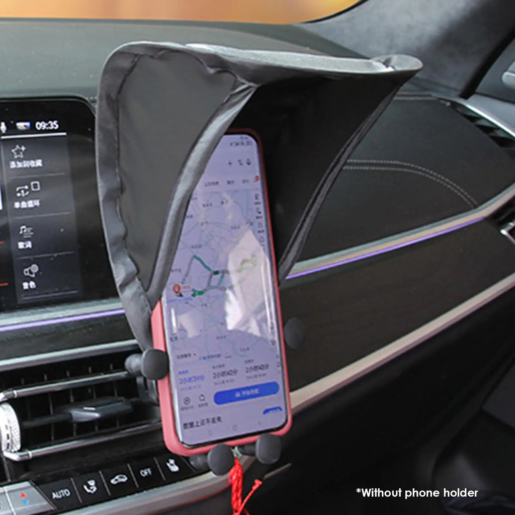 Car Phone Sunshade UV Heat Shield – Foldable Screen Cover Car Phone Sunshade Babs