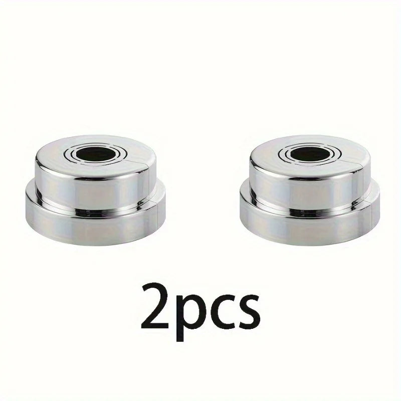 2pcs Retractable Split Faucet Decorative Cover – Shower & Valve Pipe Decorative Cover Babs Silvery