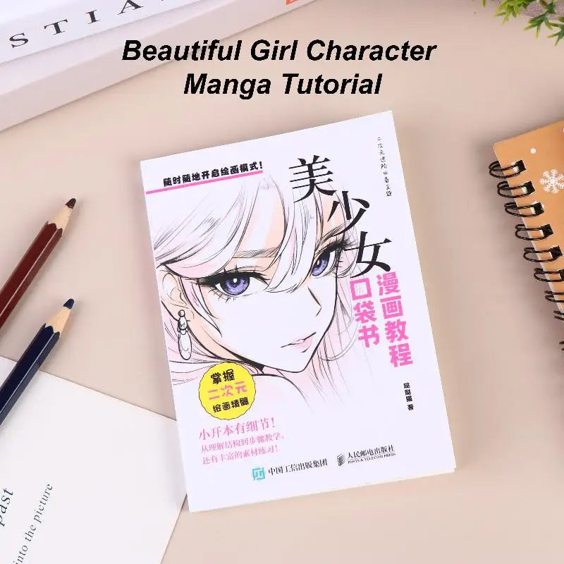 Manga Drawing Tutorial Pocket Book – Anime Hairstyle Guide Manga Tutorial Book Babs A3