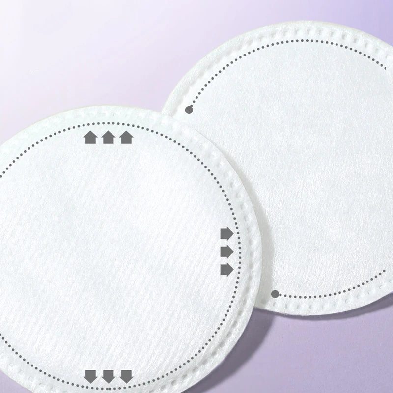 Double-Sided Round Cotton Pads for Makeup Removal – 100/400pcs Facial Cotton Pads Babs