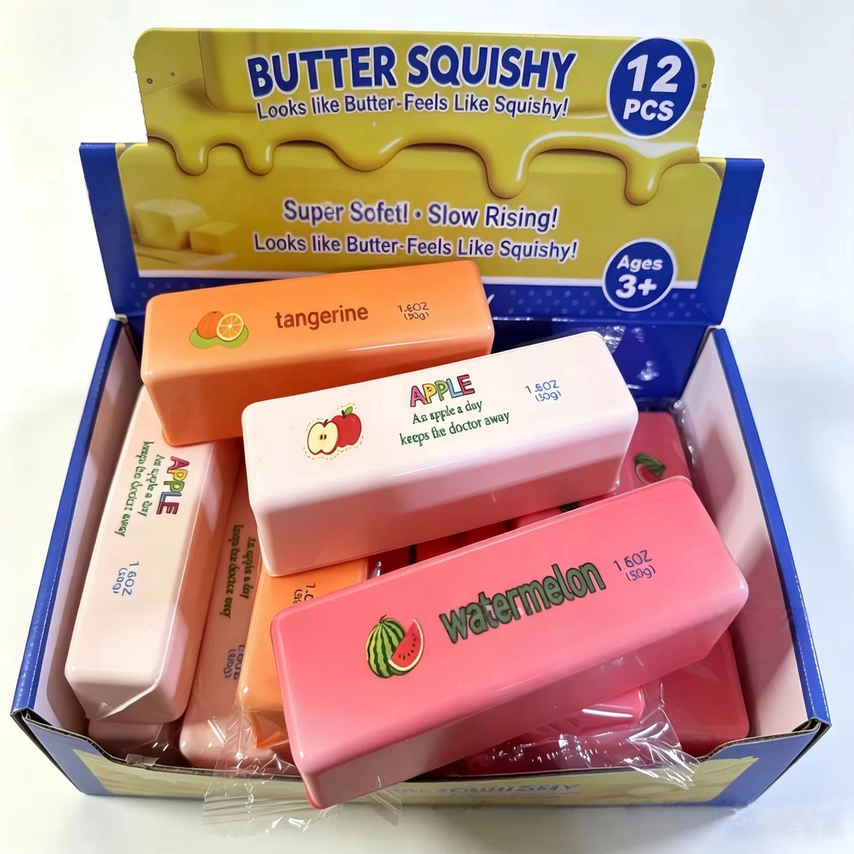 Jumbo Cheese Squishy Slow Rising Fidget Toy – Adult Gift Squishy Fidget Toy Babs 12pcs full case 2