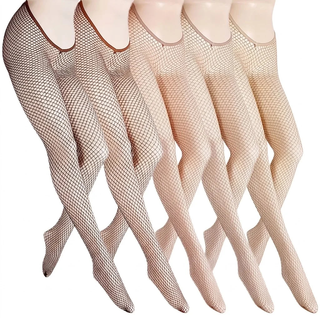 Women's Fishnet Tights – High Waist Mesh Pantyhose for Rave & Dance Fishnet Pantyhose Babs