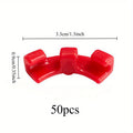 50pcs Plant Bending Clips – 90° Adjustable Training Clamps Plant Training Clips Babs Red