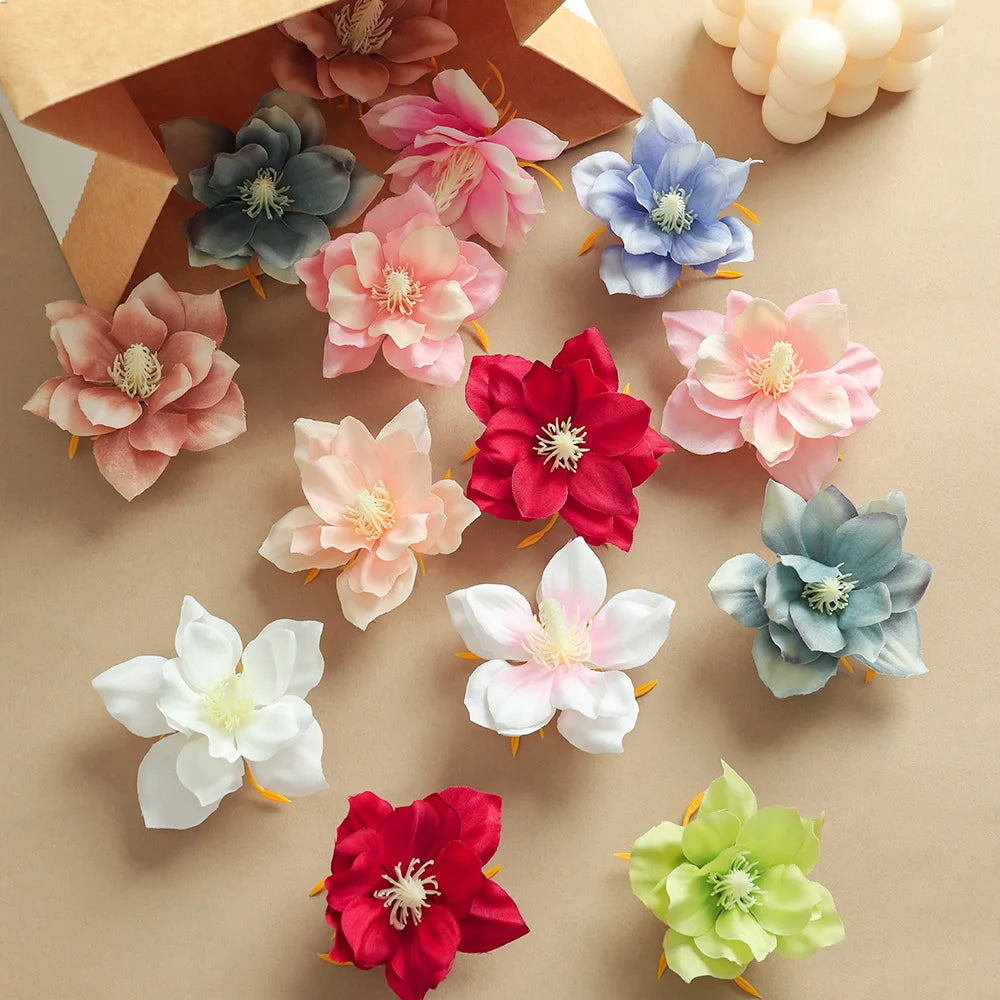 10Pcs Silk Peony Artificial Flowers for Wedding & Home Décor Artificial Silk Flowers Babs