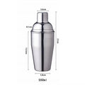 Boston Stainless Steel Cocktail Shaker 350/550/750ml Bar Tool Cocktail Shaker Babs 550ML