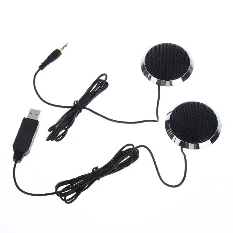 HUXUAN USB Desktop Condenser Microphone – 360° Omnidirectional Desktop Condenser Microphone Babs