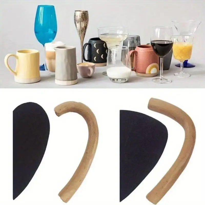 Pottery Mug Handle Molds Set of 12 – DIY Clay Ceramic Tools Pottery Mold Set Babs