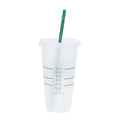 Color-Changing Straw Cup with Lid | Food Grade PP | 475–700ml Straw Cup Babs transparent 601-700ml