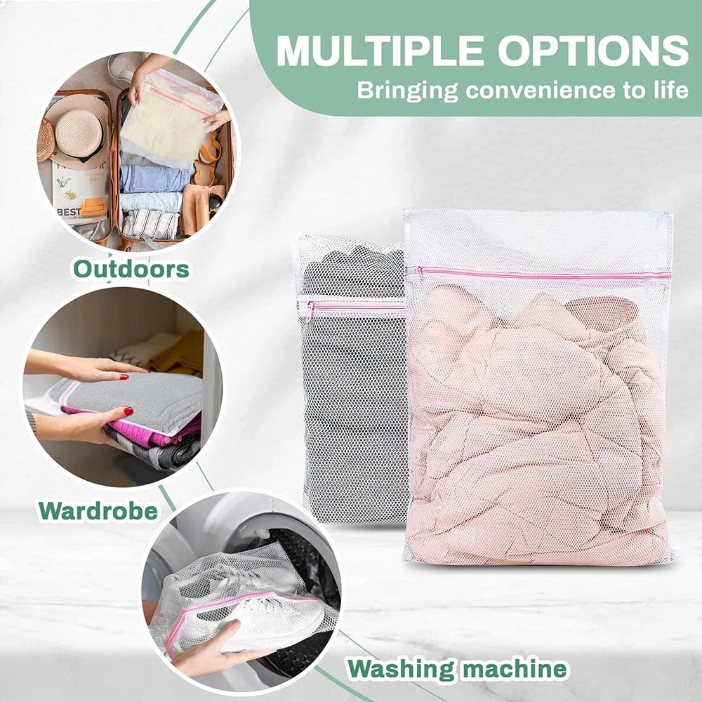 5-Pack Mesh Laundry Bags for Delicates, Bras & Lingerie Mesh Laundry Bags Babs