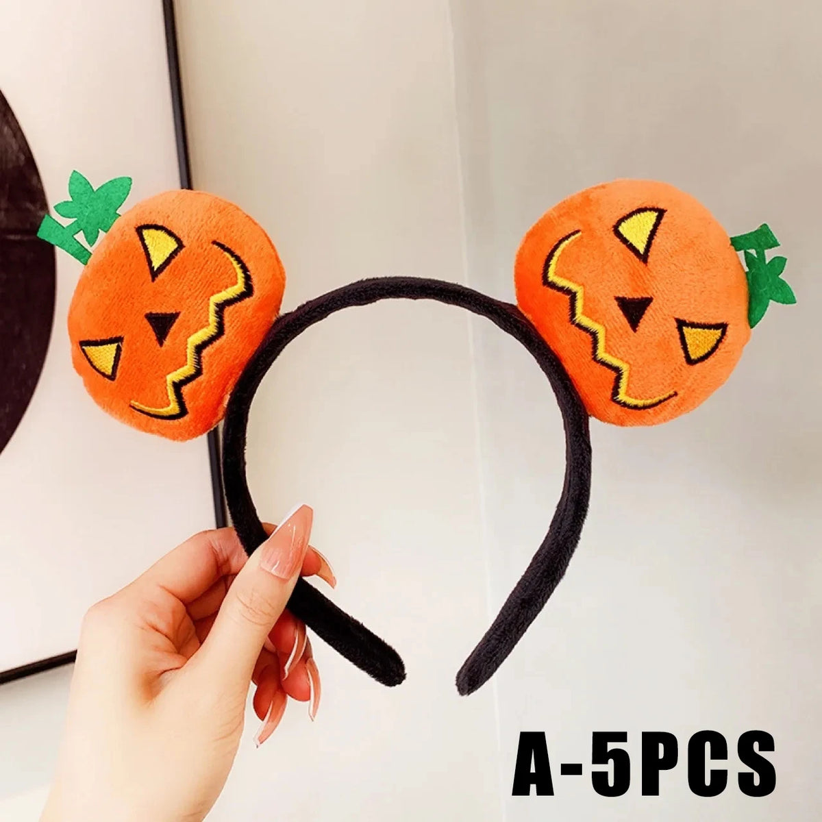 Devil Pumpkin Horn Headband – Halloween Costume Accessory Halloween Headband Babs A 5PCS
