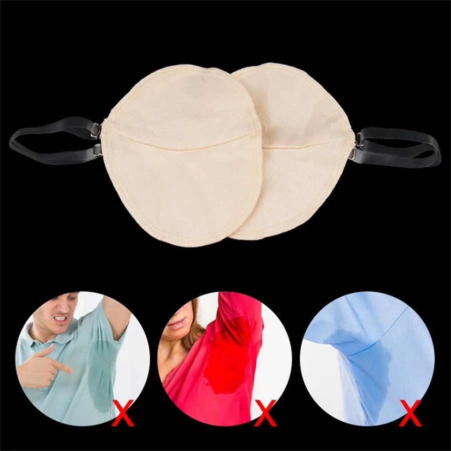 Reusable Transparent Underarm Sweat Pads with Shoulder Straps Underarm Sweat Pads Babs