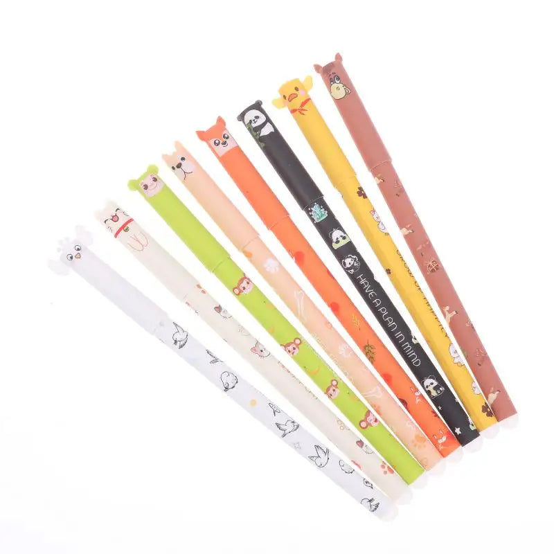 8-Pack Animal-Shaped Erasable Gel Pens for Journaling & Gifts Erasable Gel Pens Babs